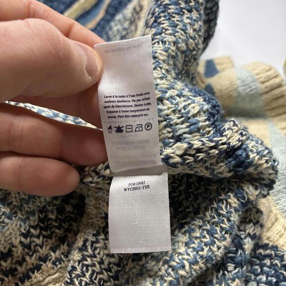 Faherty x B.Yellowtail Organic Cotton Belted Duster Cardigan Woman’s XL NWT - Picture 8 of 8